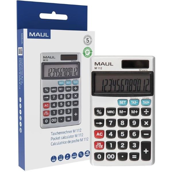 Kalkulator Maul M 112 srebrny 72622/95 ML Amex